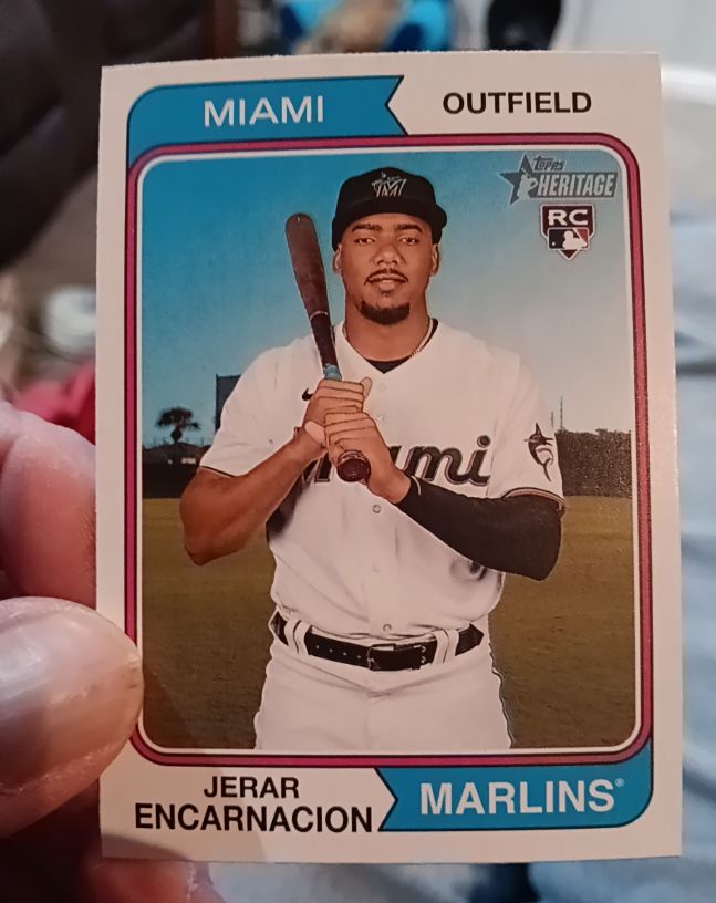 2023 Topps Heritage #381 Jerar Encarnacion — front