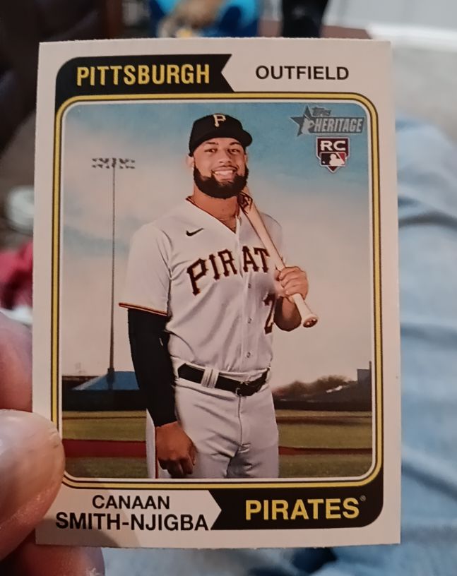 2023 Topps Heritage #312 Canaan Smith-Njigba — front