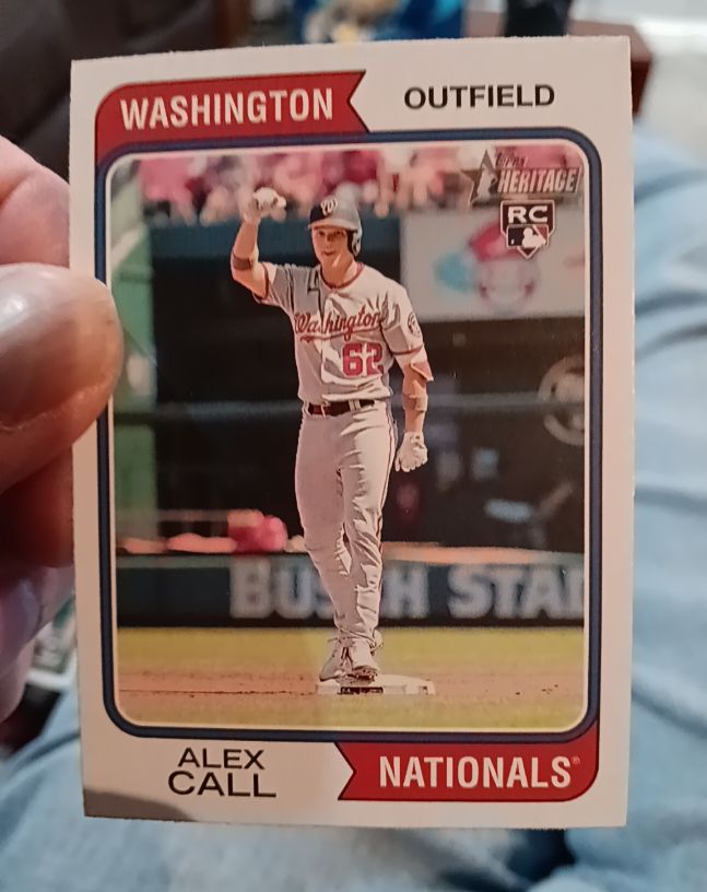 2023 Topps Heritage #354 Alex Call — front
