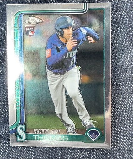 2025 Topps Chrome Update #USC185 Rhylan Thomas — front