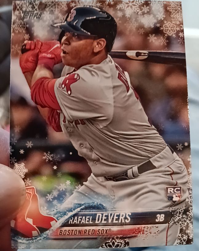 2018 Topps Holiday #HMW67 Rafael Devers — front