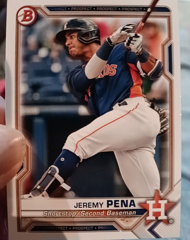 2021 Bowman Prospects #BP-11 Jeremy Pena — front