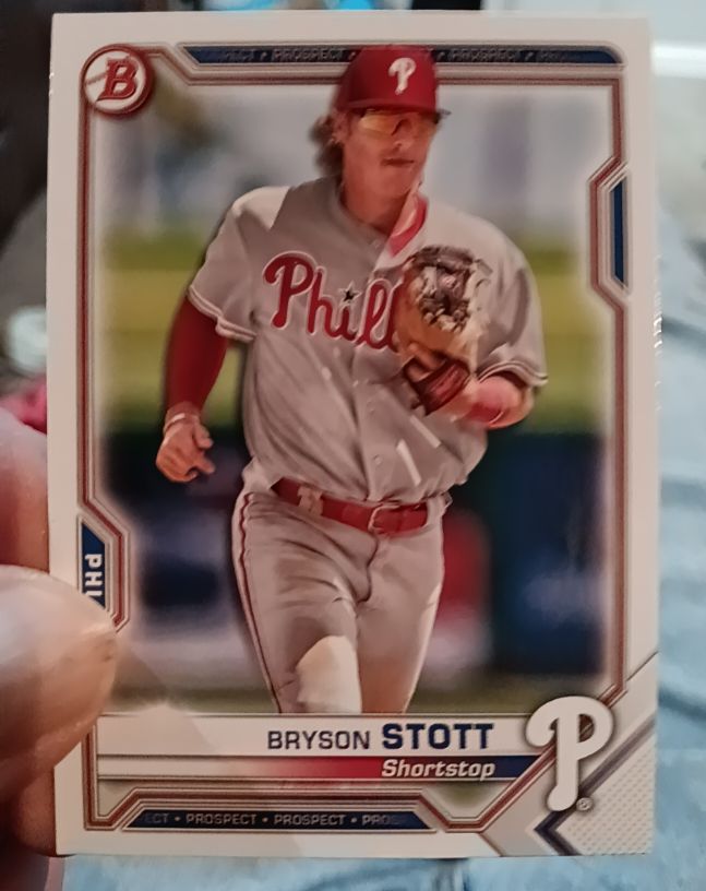 2021 Bowman Prospect #BP-17 Bryson Stott — front