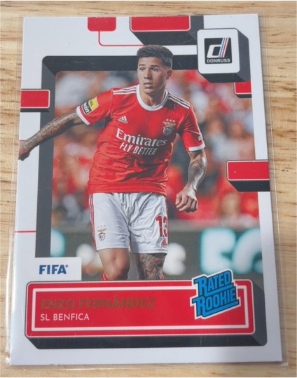 2022-23 Donruss #189 Enzo Fernandez Rated Rookie SL Benfica — front