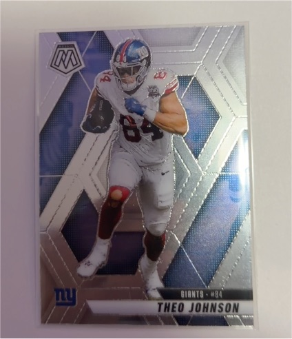 2025 Panini Mosaic #217 Theo Johnson — front