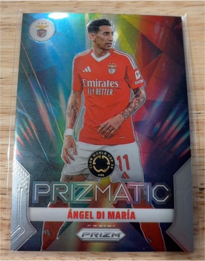 2025 Panini Prizm FIFA Club World Cup Prizmatic #27 Ángel Di María — front