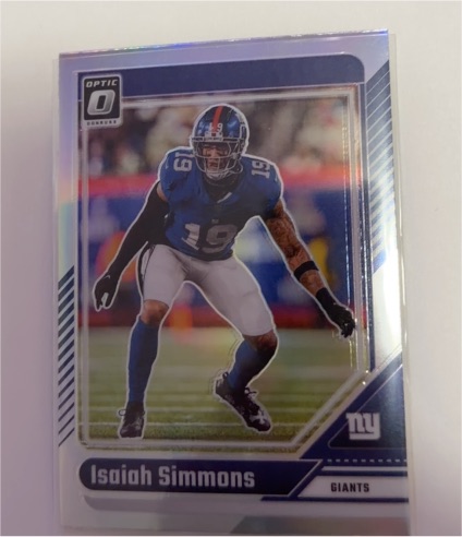 2024 Donruss Optic #149 Isaiah Simmons — front