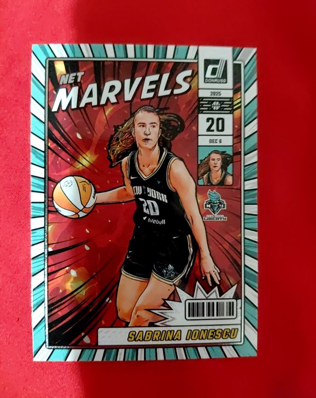 2025 Panini Donruss WNBA #7 Sabrina Ionescu Net Marvels — front
