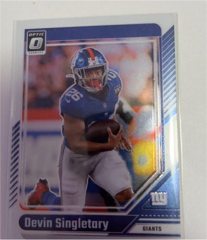 2024 Donruss Optic #146 Devin Singletary — front