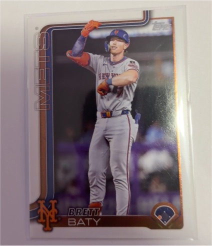 2025 Topps Update #US155 Brett Baty — front
