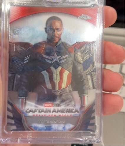 2025 Topps Chrome Marvel Studios Captain America #BNW-10 — front