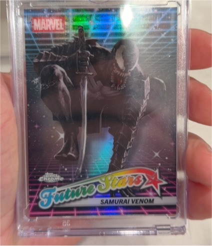 2025 Topps Chrome Marvel #FS-4 Samurai Venom Future Stars — front