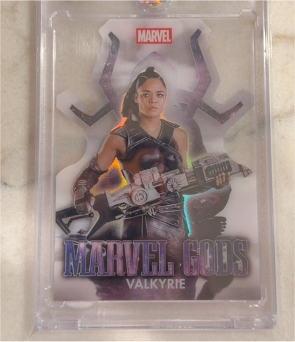 2025 Topps Marvel Studios Chrome Marvel Gods #MG-24 Valkyrie — front