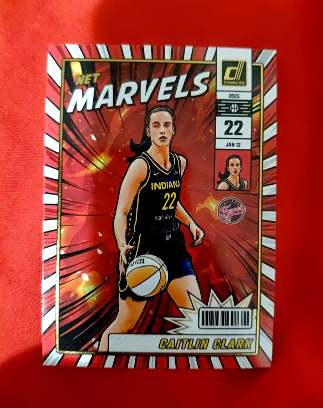 2025 Donruss WNBA #22 Caitlin Clark Net Marvels — front