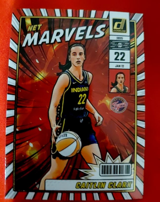 2025 Panini Donruss WNBA #19 Caitlin Clark Net Marvels — front
