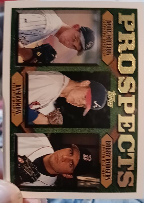 1997 Topps #200 Doug Million/Damian Moss/Bobby Rodgers Rookie — front