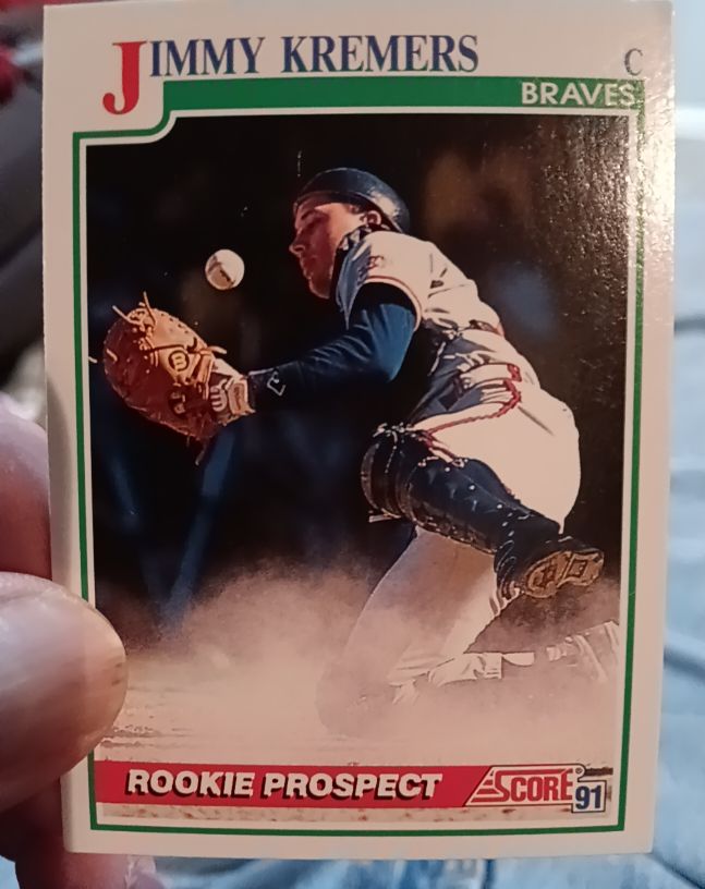 1991 Score #736 Jimmy Kremers — front
