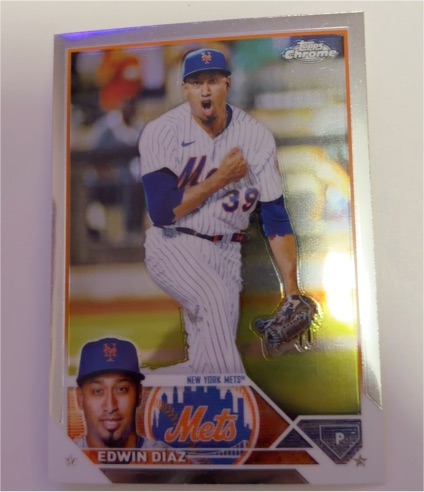 2023 Topps Chrome #215 Edwin Diaz — front