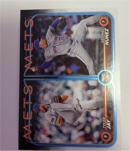 2024 Topps Update #US82 Tyler Jay / Dedniel Nunez — front