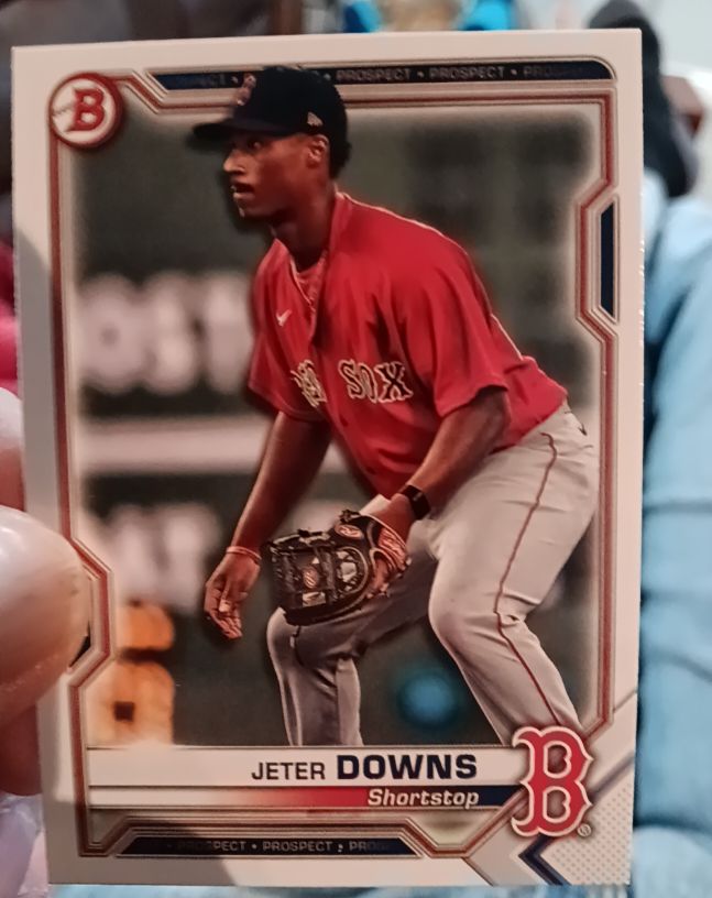 2021 Bowman #BP-107 Jeter Downs — front