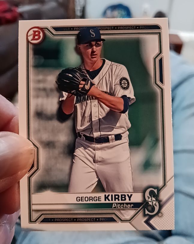 2021 Bowman Prospects #BP-117 George Kirby — front