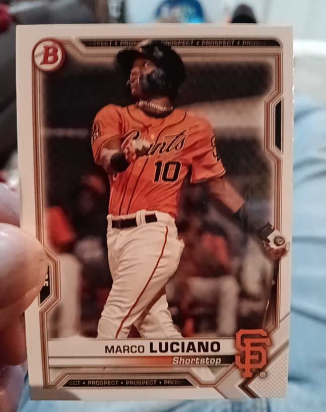 2021 Bowman Prospects #BP-8 Marco Luciano — front