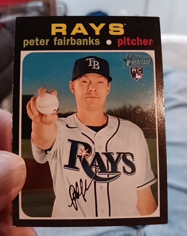 2020 Topps Heritage #640 Peter Fairbanks — front
