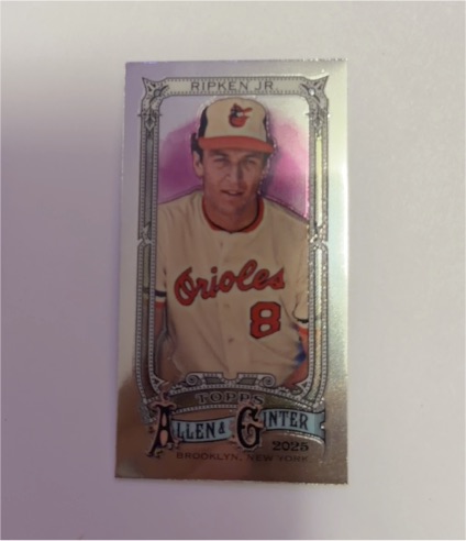 2025 Topps Allen & Ginter #26 Cal Ripken Jr. — front