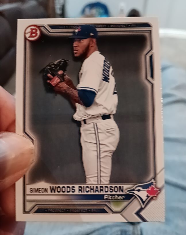 2021 Bowman Prospects #BP-95 Simeon Woods Richardson — front