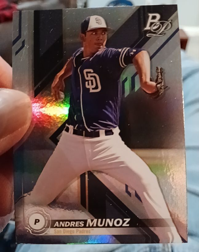 2019 Bowman Platinum Top Prospects #TOP-89 Andres Munoz — front