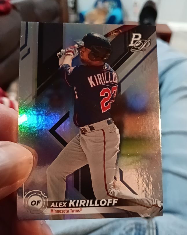 2019 Bowman Platinum #TOP-71 Alex Kirilloff Top Prospects — front