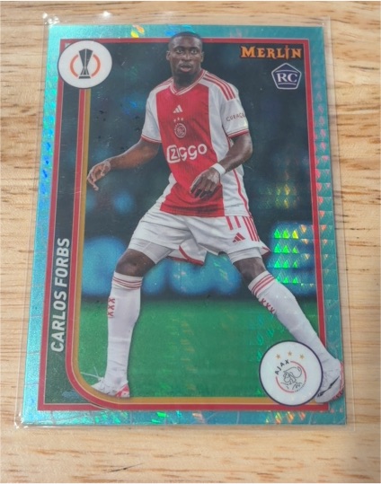 2023-24 Topps Merlin UEFA Club Competitions #5 Carlos Forbs — front