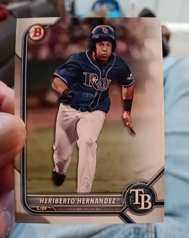 2022 Bowman Prospects #BP-143 Heriberto Hernandez — front