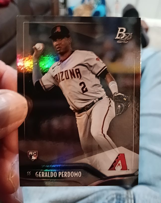 2021 Bowman Platinum #2 Geraldo Perdomo — front