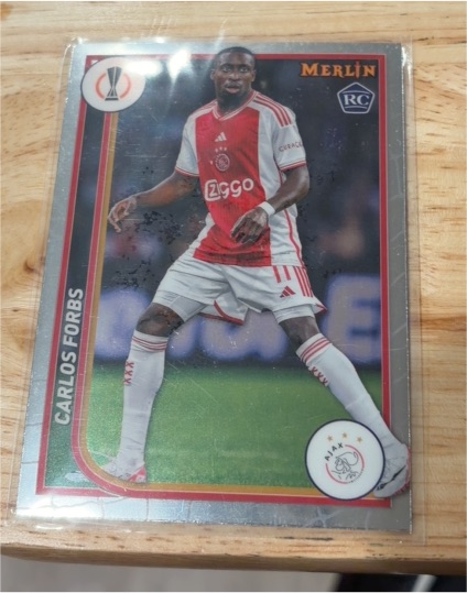 2023-24 Topps Merlin UEFA Club Competitions #5 Carlos Forbs — front
