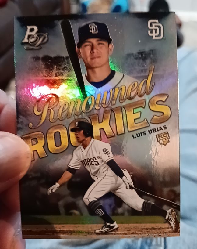 2019 Bowman Platinum Renowned Rookies #RR-9 Luis Urias — front