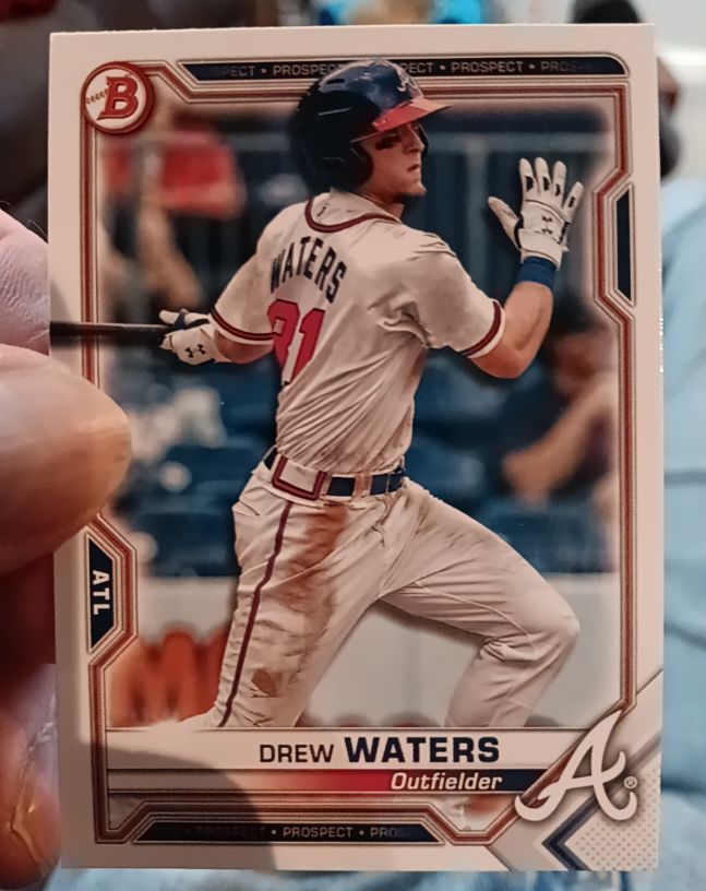 2021 Bowman Prospects #BP-81 Drew Waters — front