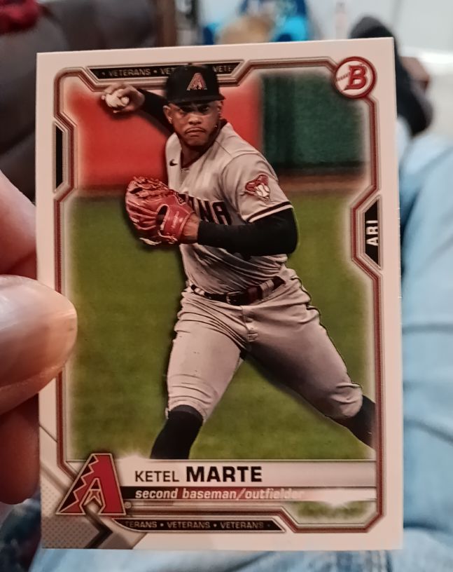 2021 Bowman #63 Ketel Marte — front