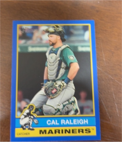 2025 Topps Heritage #472 Cal Raleigh — front