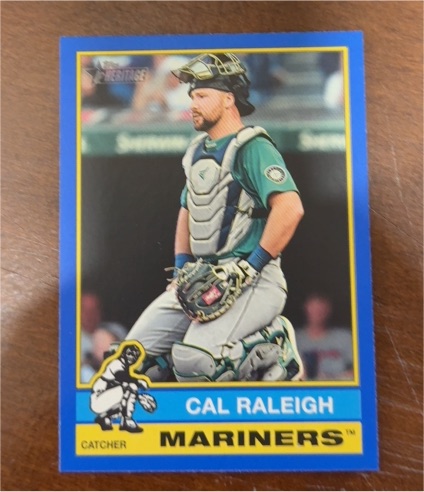 2025 Topps Heritage #472 Cal Raleigh — front