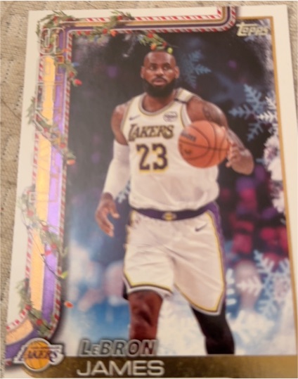 2025-26 Topps Holiday #H119 LeBron James — front
