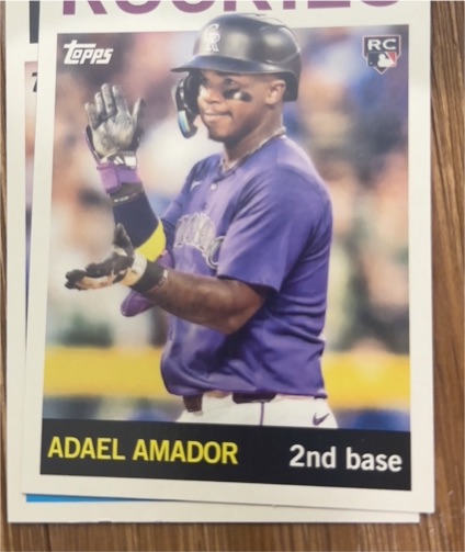2022 Topps #RC Adael Amador — front