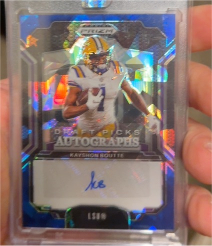 2025 Panini Prizm Draft Picks #LS10 Kayshon Boutte — front