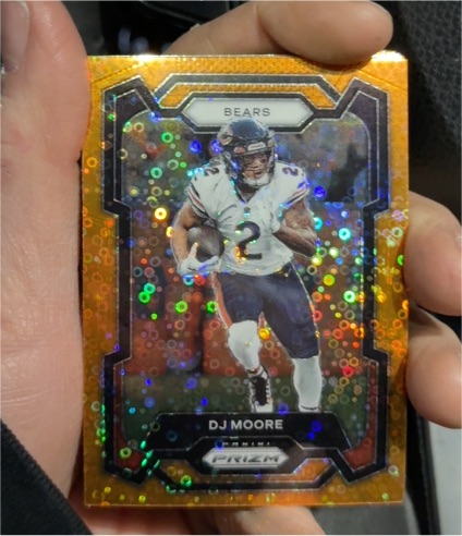 2023 Panini Prizm Orange Disco #? DJ Moore — front