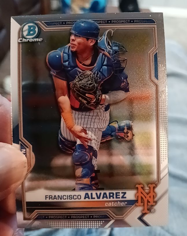 2021 Bowman Chrome Prospects #BCP-53 Francisco Alvarez — front