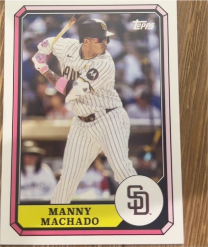 2025 Topps Archives #87BB-11 Manny Machado — front