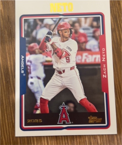 2025 Topps Archives #247 Zach Neto — front