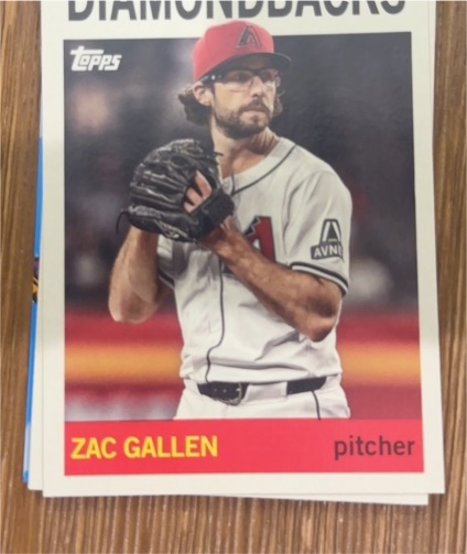 2025 Topps Archives Black Foilboard #54 Zac Gallen — front