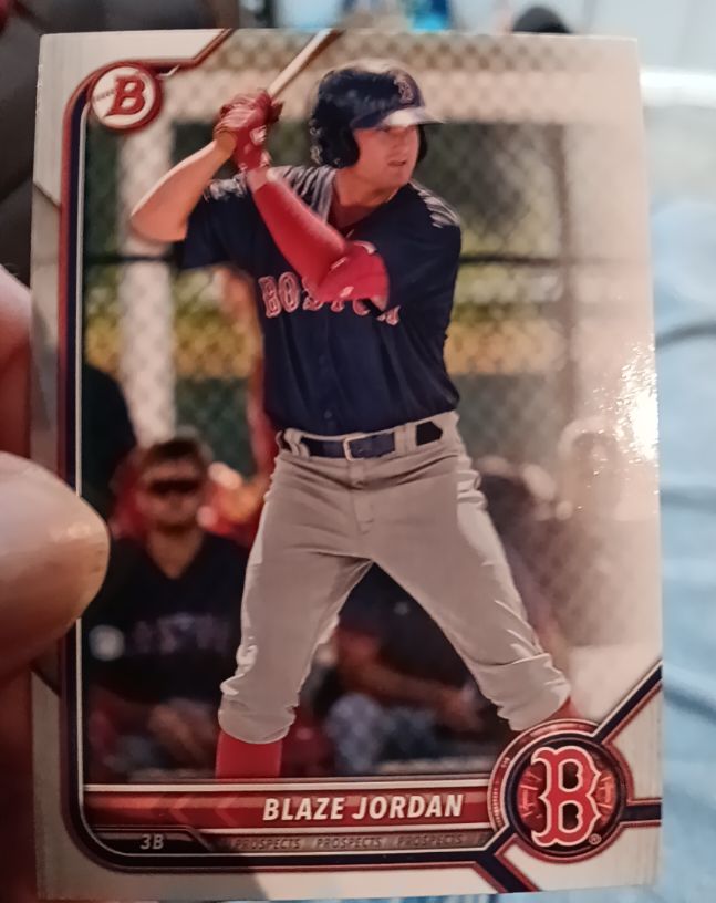 2022 Bowman #BP-58 Blaze Jordan — front