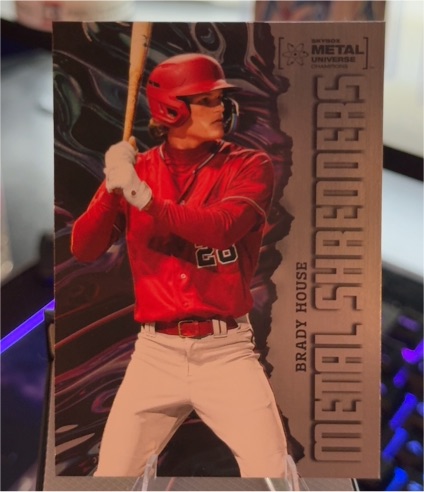 2022 Skybox Metal Universe Champions #141 Brady House Metal Shredders — front